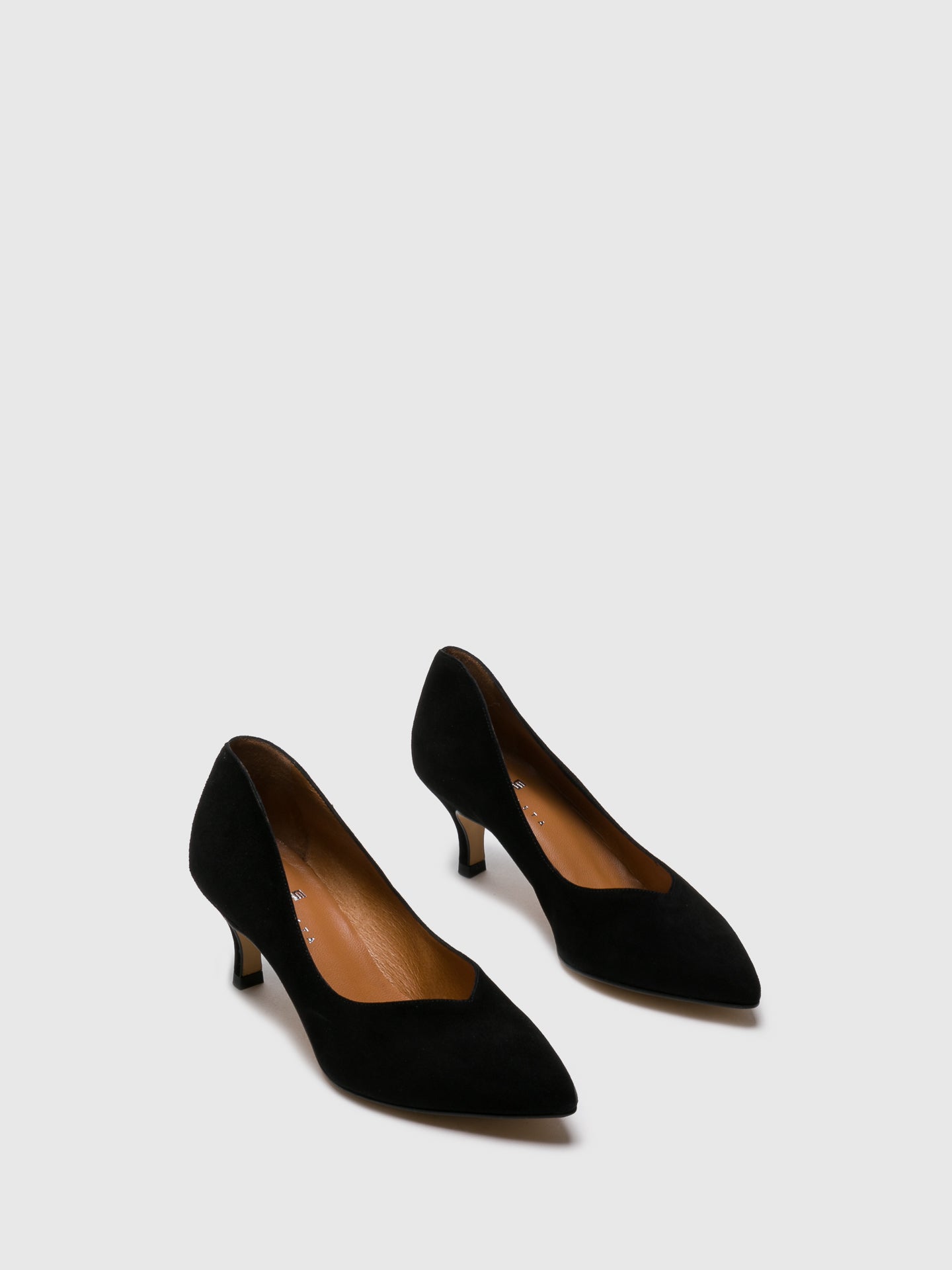 Sofia Costa Black Kitten Heel Shoes